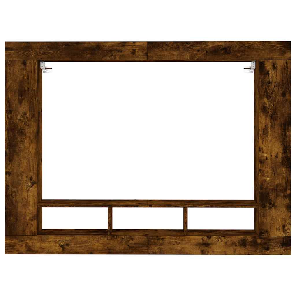 TV-Schrank Räuchereiche 152x22x113 cm Holzwerkstoff