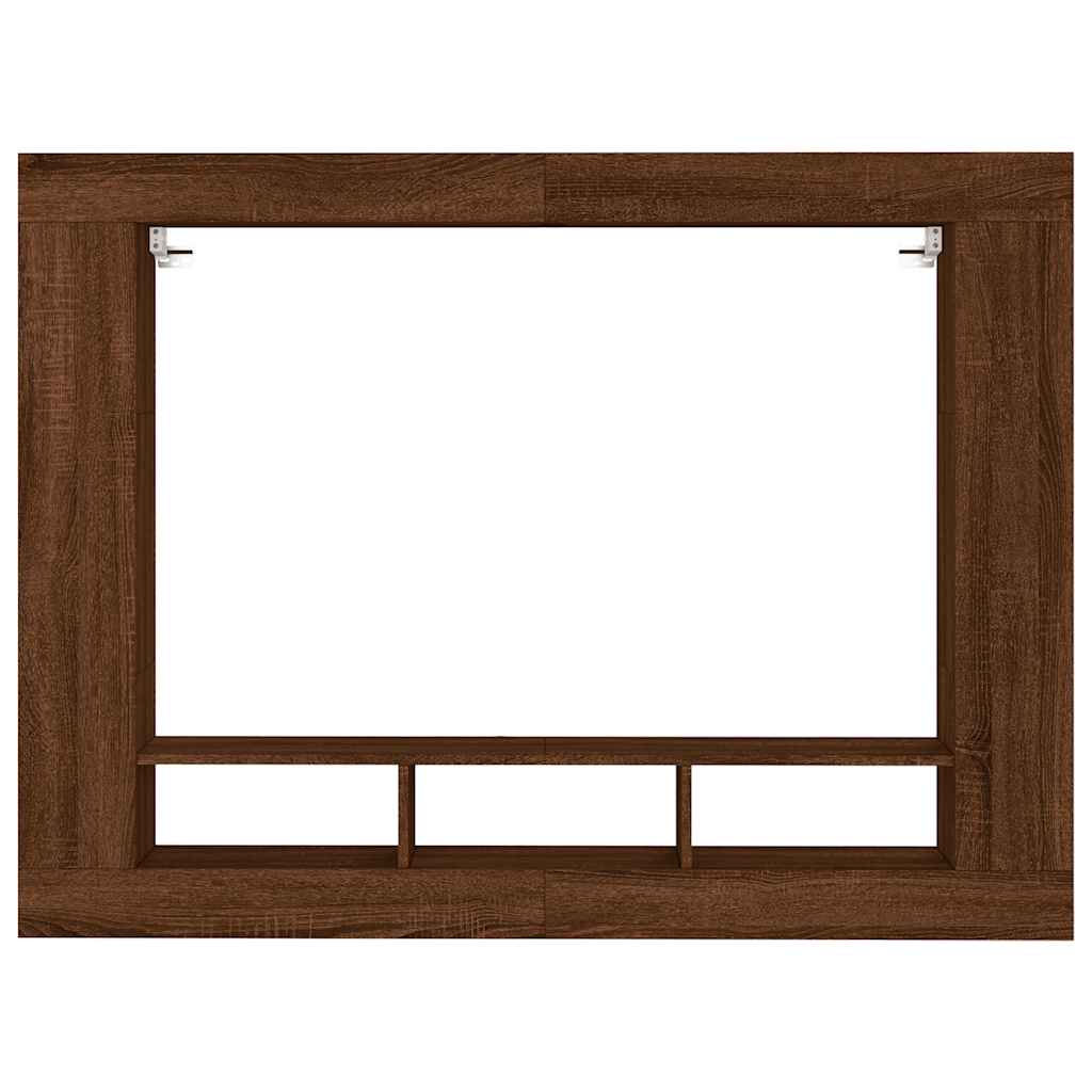 TV-Schrank Braun Eichen-Optik 152x22x113 cm Holzwerkstoff