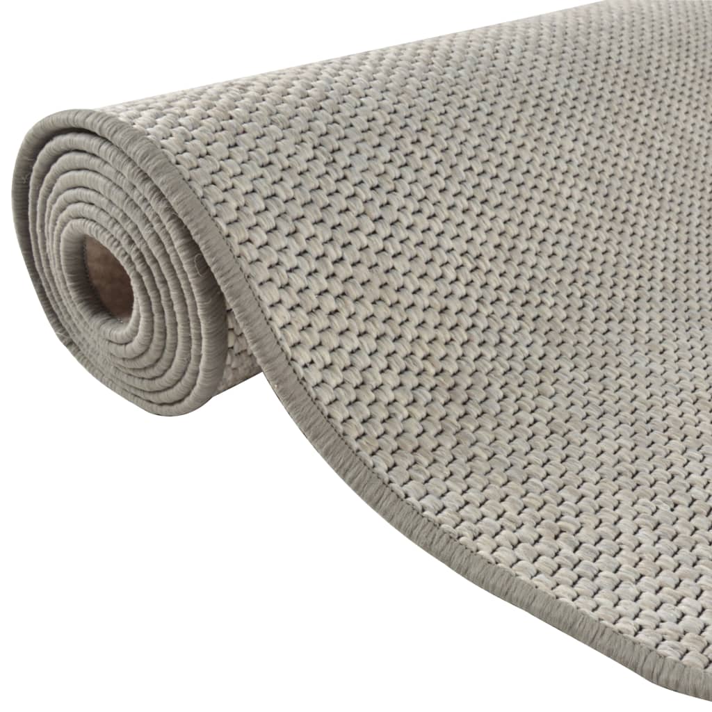 Teppichläufer Sisal-Optik Platina 80x300 cm