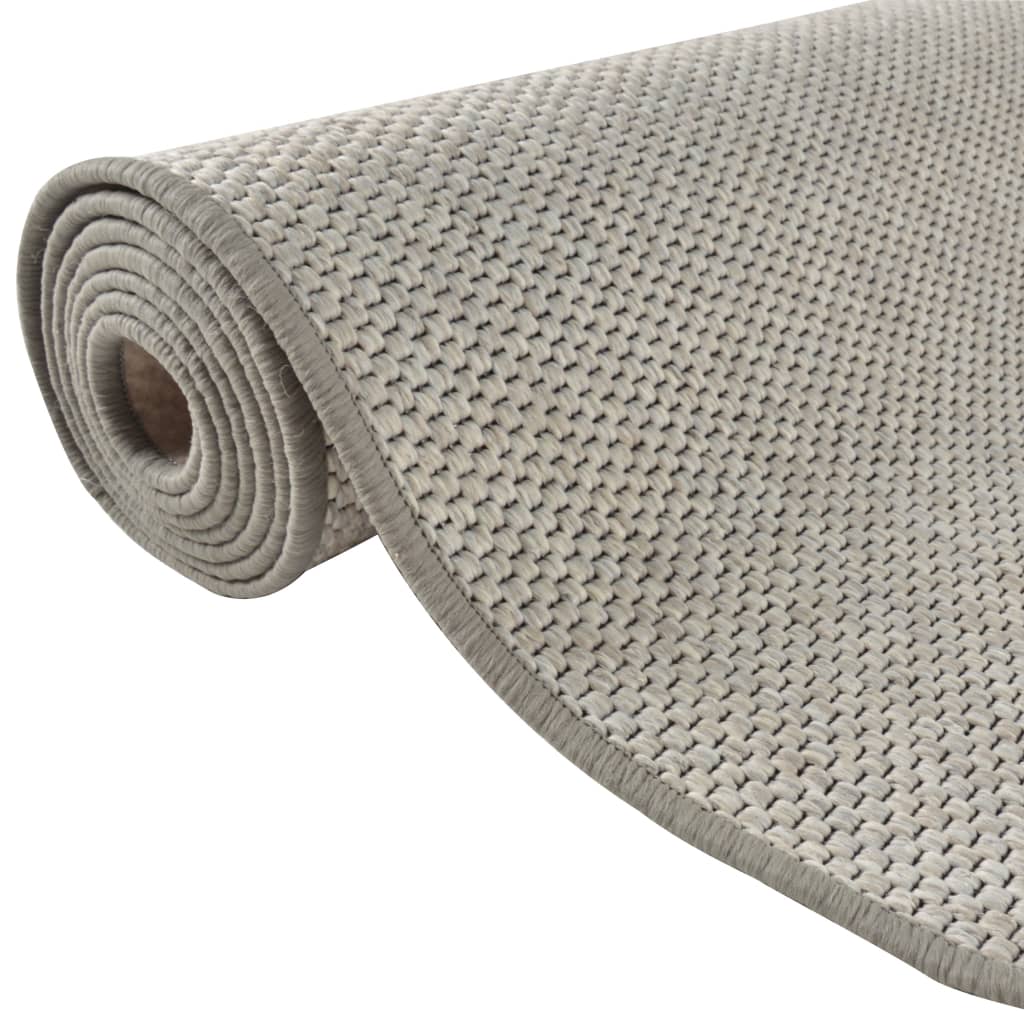 Teppichläufer Sisal-Optik Platina 80x400 cm