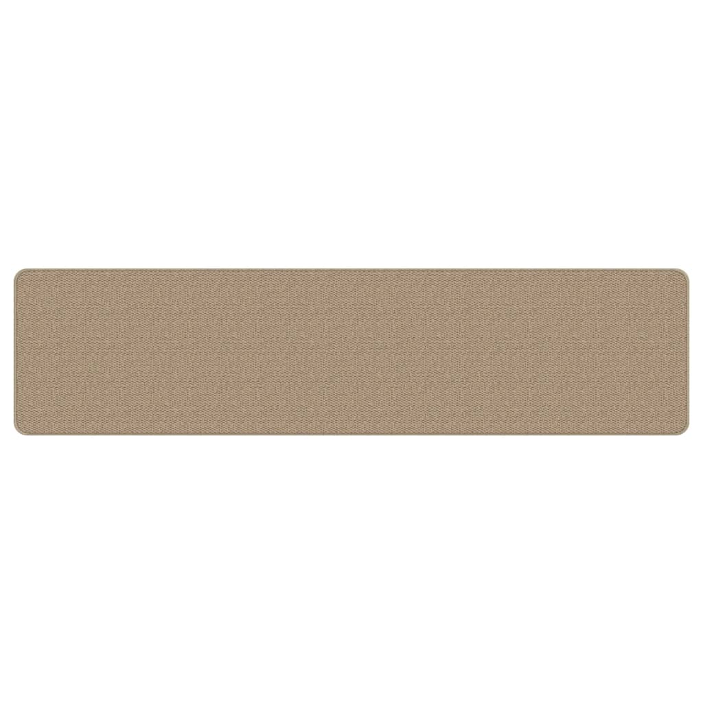 Teppichläufer Sisal-Optik Sandfarben 50x200 cm