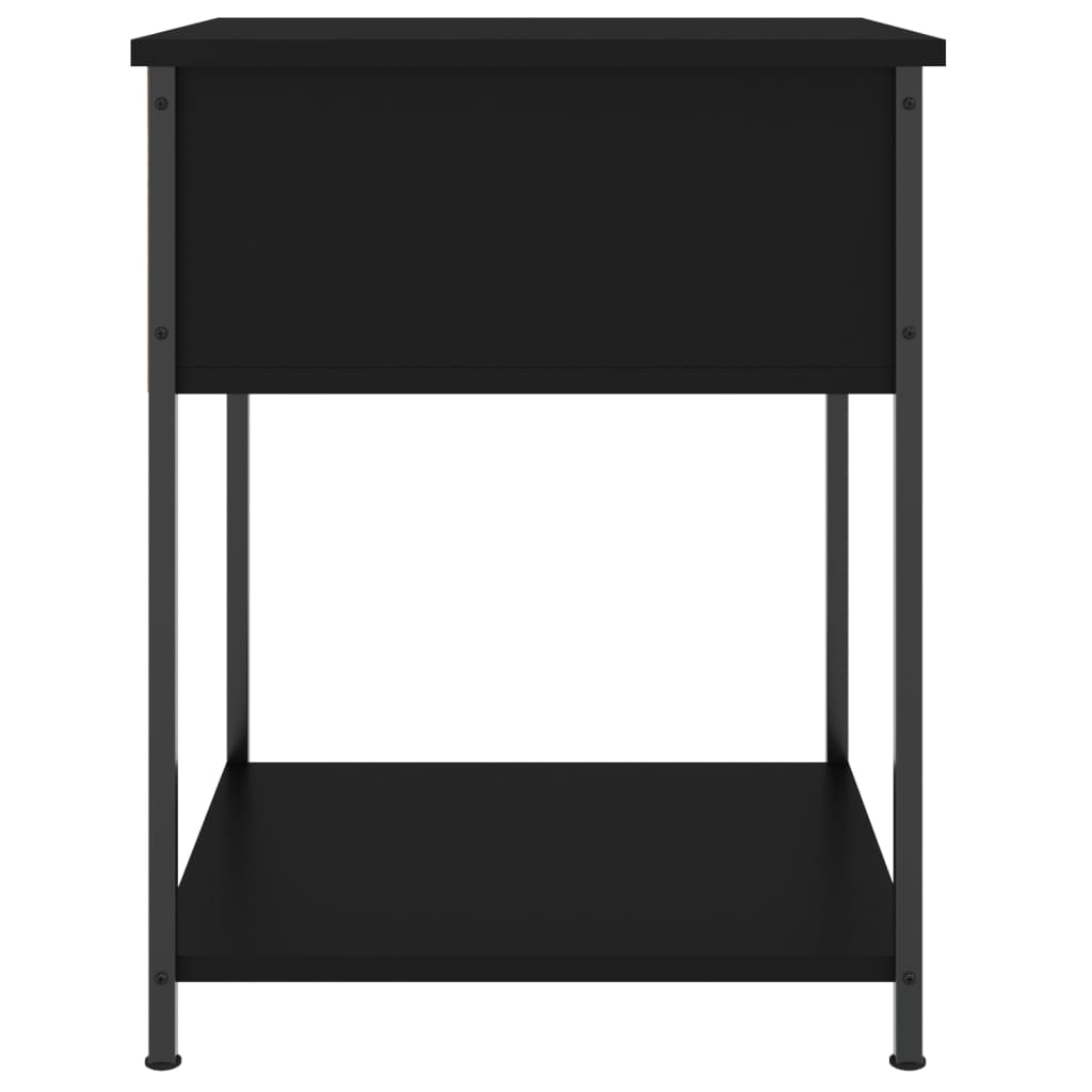 Nachttisch Schwarz 44x45x58 cm Holzwerkstoff
