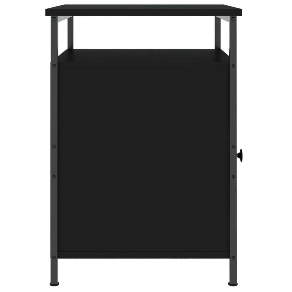 Nachttisch Schwarz 40x42x60 cm Holzwerkstoff
