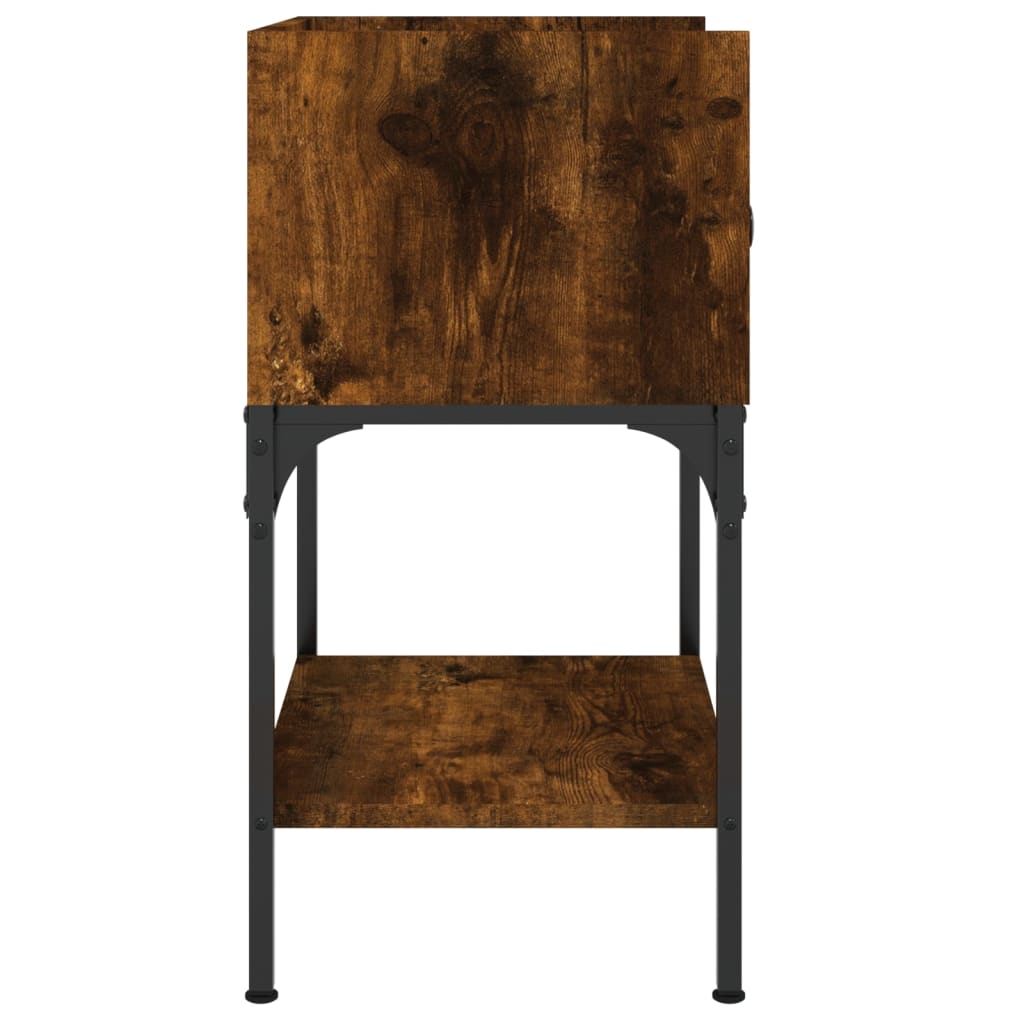 Nachttisch Räuchereiche 40,5x31x60 cm Holzwerkstoff