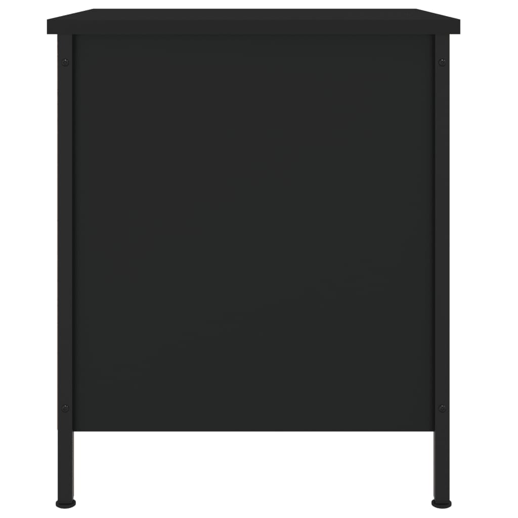Nachttisch Schwarz 40x42x50 cm Holzwerkstoff