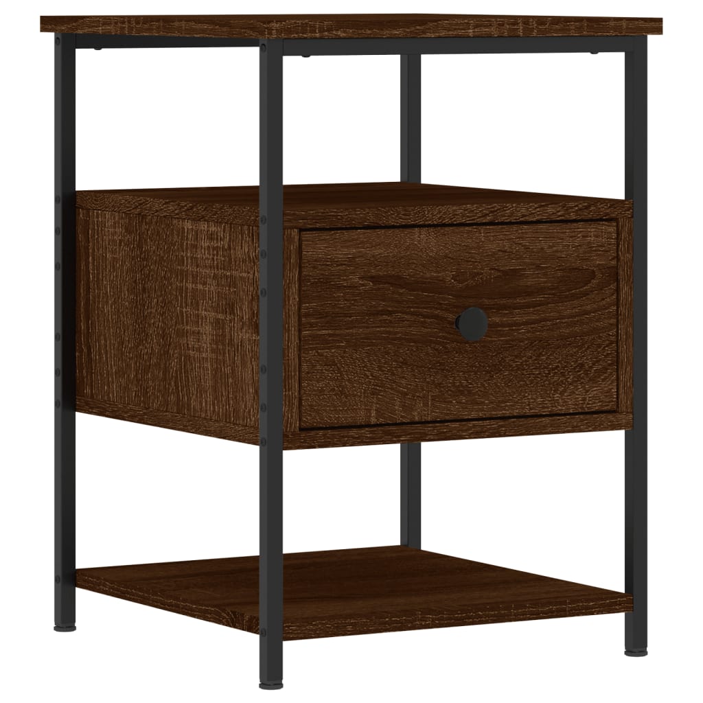 Nachttisch Braun Eichen-Optik 40x42x56 cm Holzwerkstoff