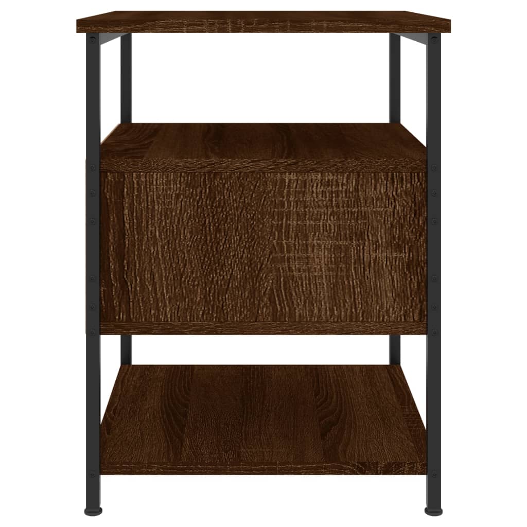 Nachttisch Braun Eichen-Optik 40x42x56 cm Holzwerkstoff