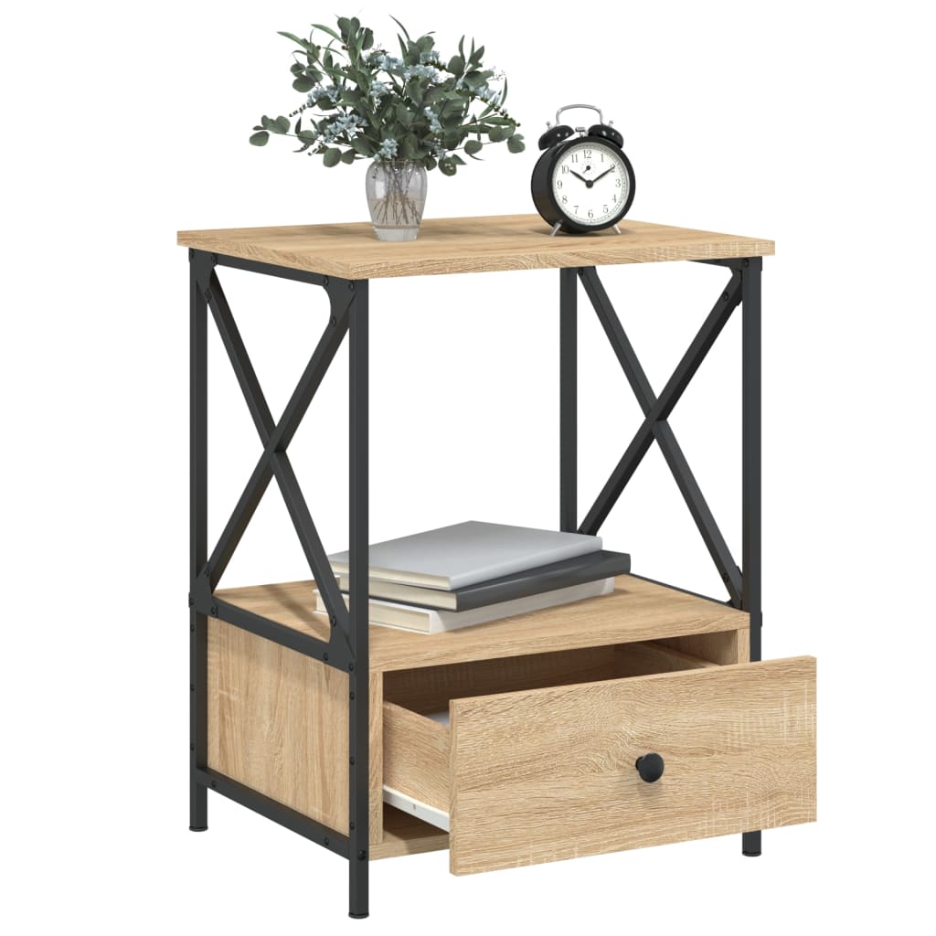Nachttisch Sonoma-Eiche 50x41x65 cm Holzwerkstoff