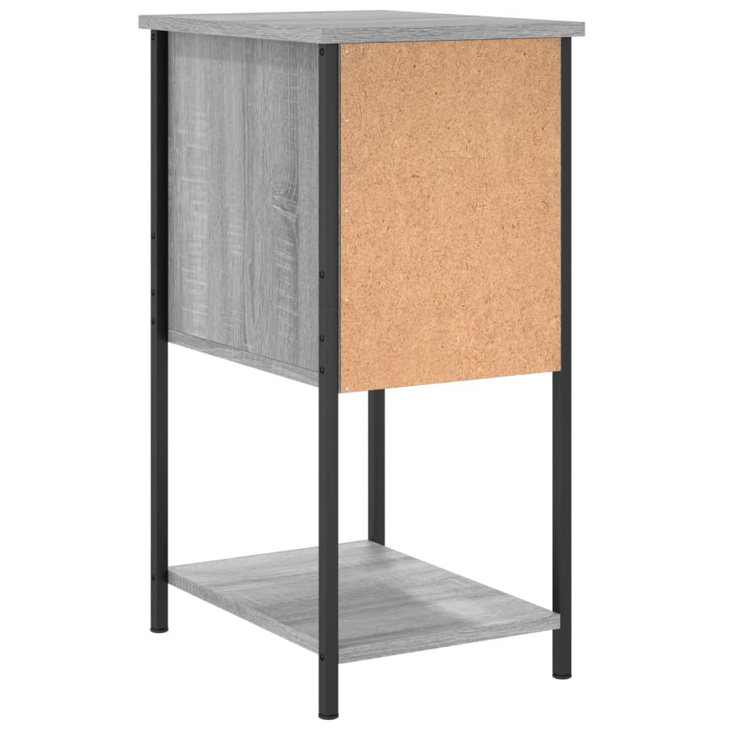 Nachttisch Grau Sonoma 32x42x70 cm Holzwerkstoff