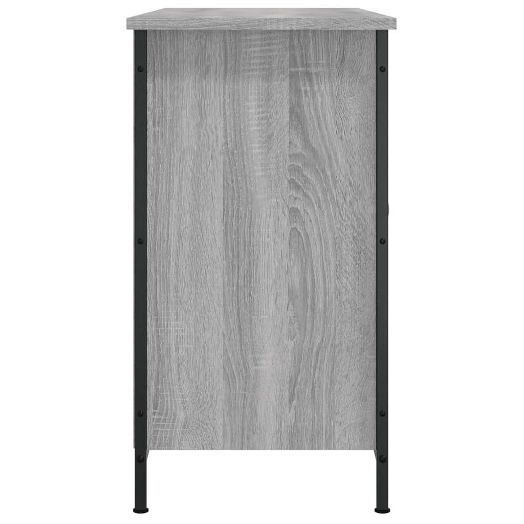 TV-Schrank Grau Sonoma-Eiche 100x35x65 cm Holzwerkstoff