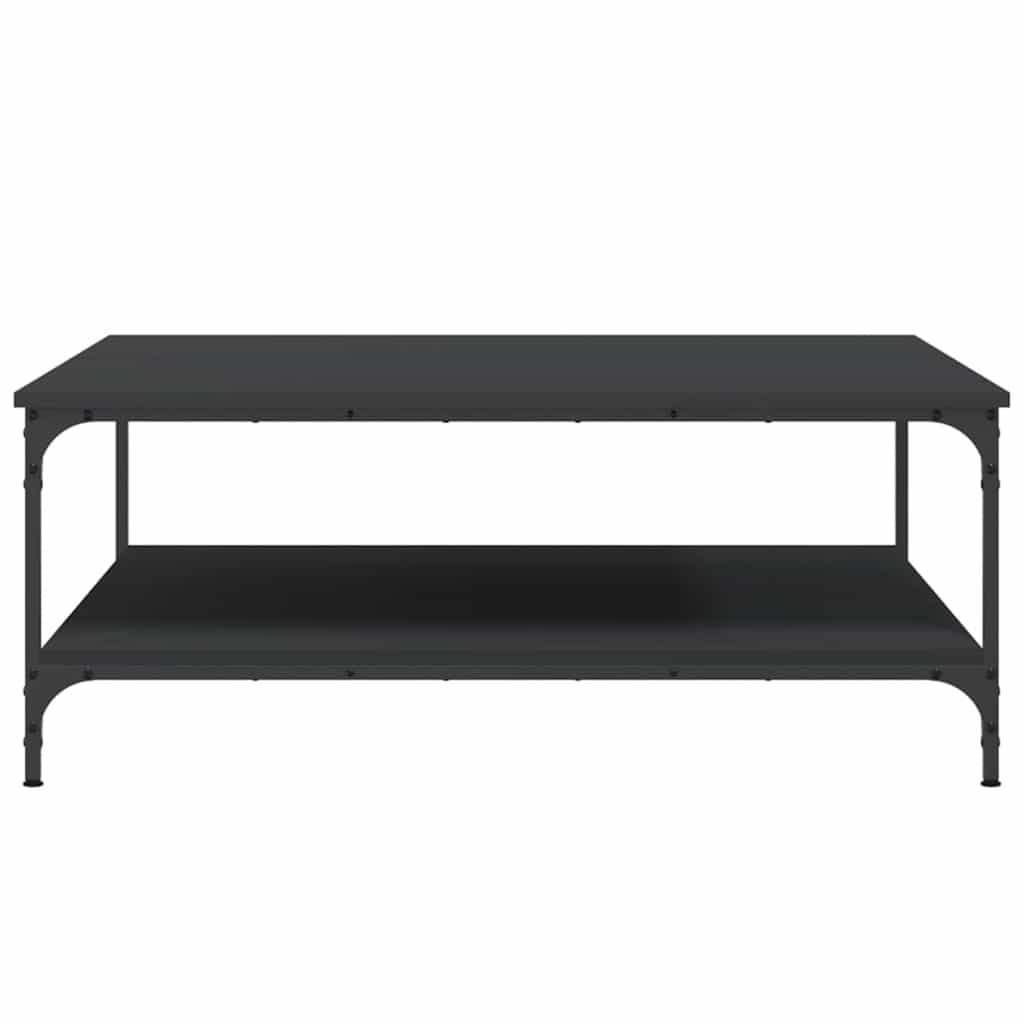 Couchtisch Schwarz 100x100x40 cm Holzwerkstoff