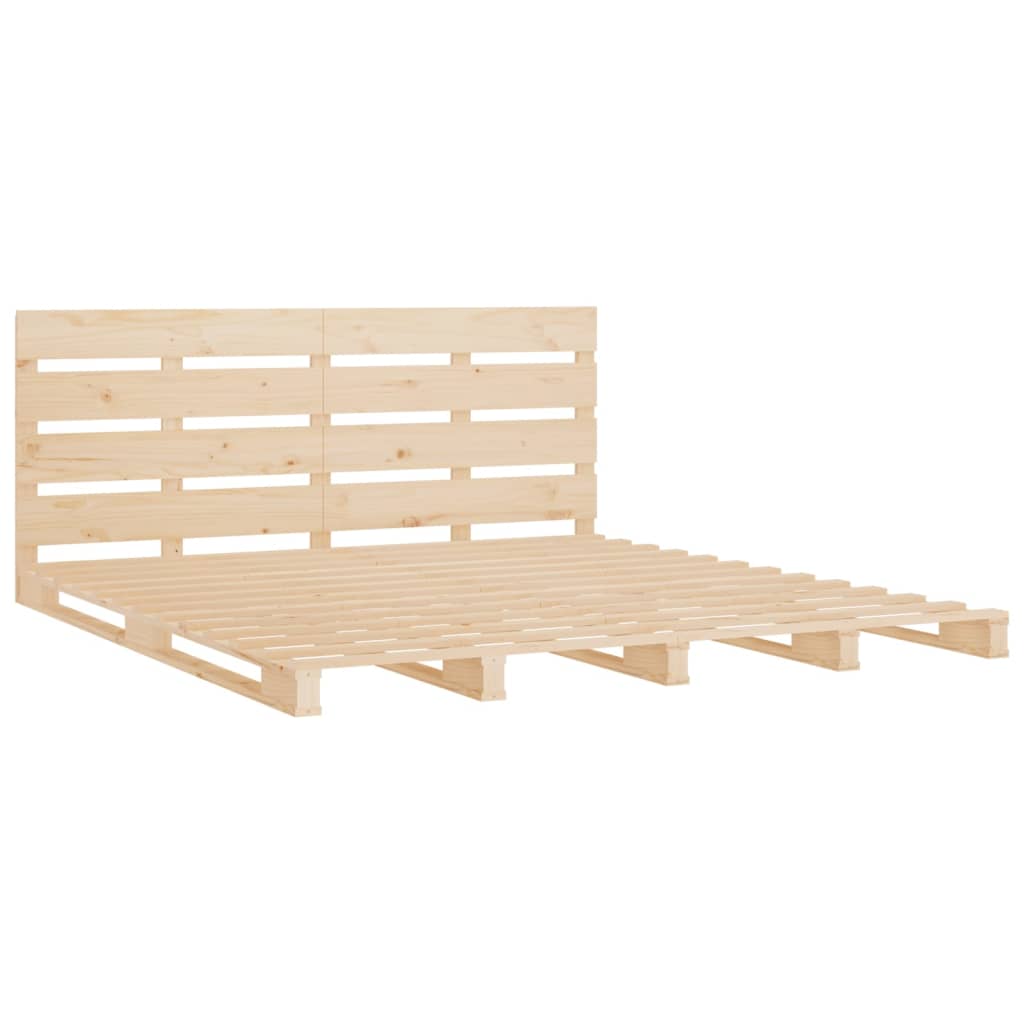 Massivholzbett ohne Matratze 140x190 cm Kiefernholz