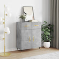 Sideboard Betongrau 69,5x34x90 cm Holzwerkstoff