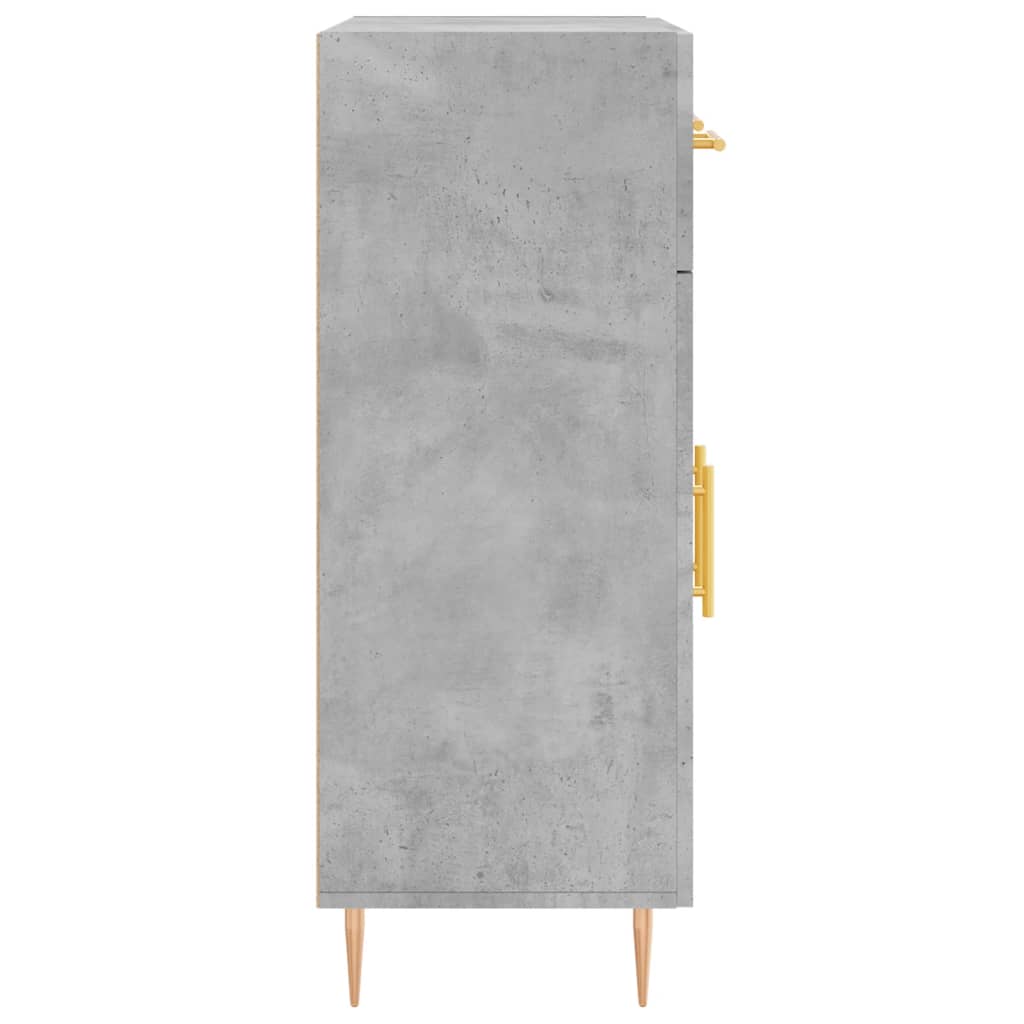 Sideboard Betongrau 69,5x34x90 cm Holzwerkstoff