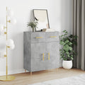 Sideboard Betongrau 69,5x34x90 cm Holzwerkstoff
