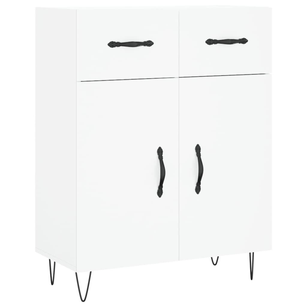 Sideboard Weiß 69,5x34x90 cm Holzwerkstoff