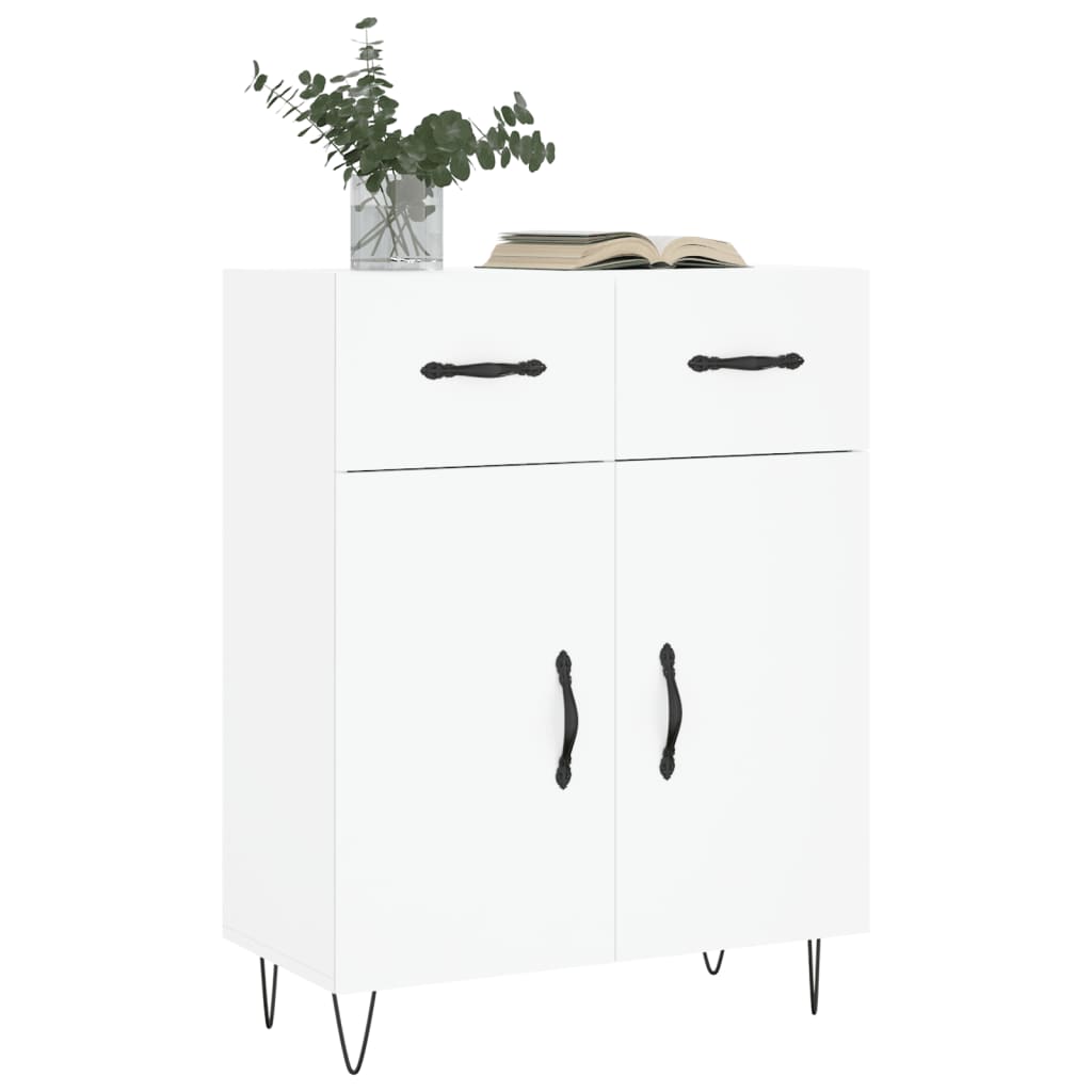 Sideboard Weiß 69,5x34x90 cm Holzwerkstoff