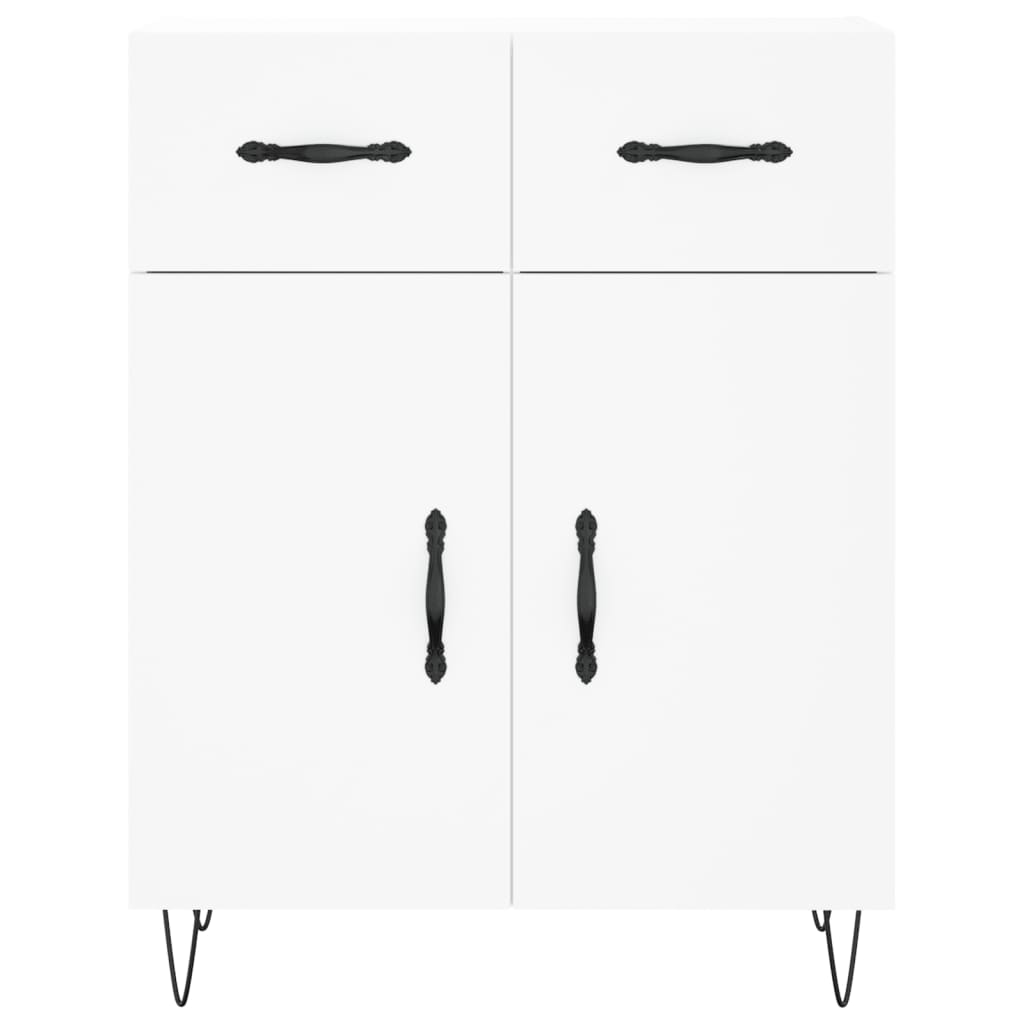Sideboard Weiß 69,5x34x90 cm Holzwerkstoff