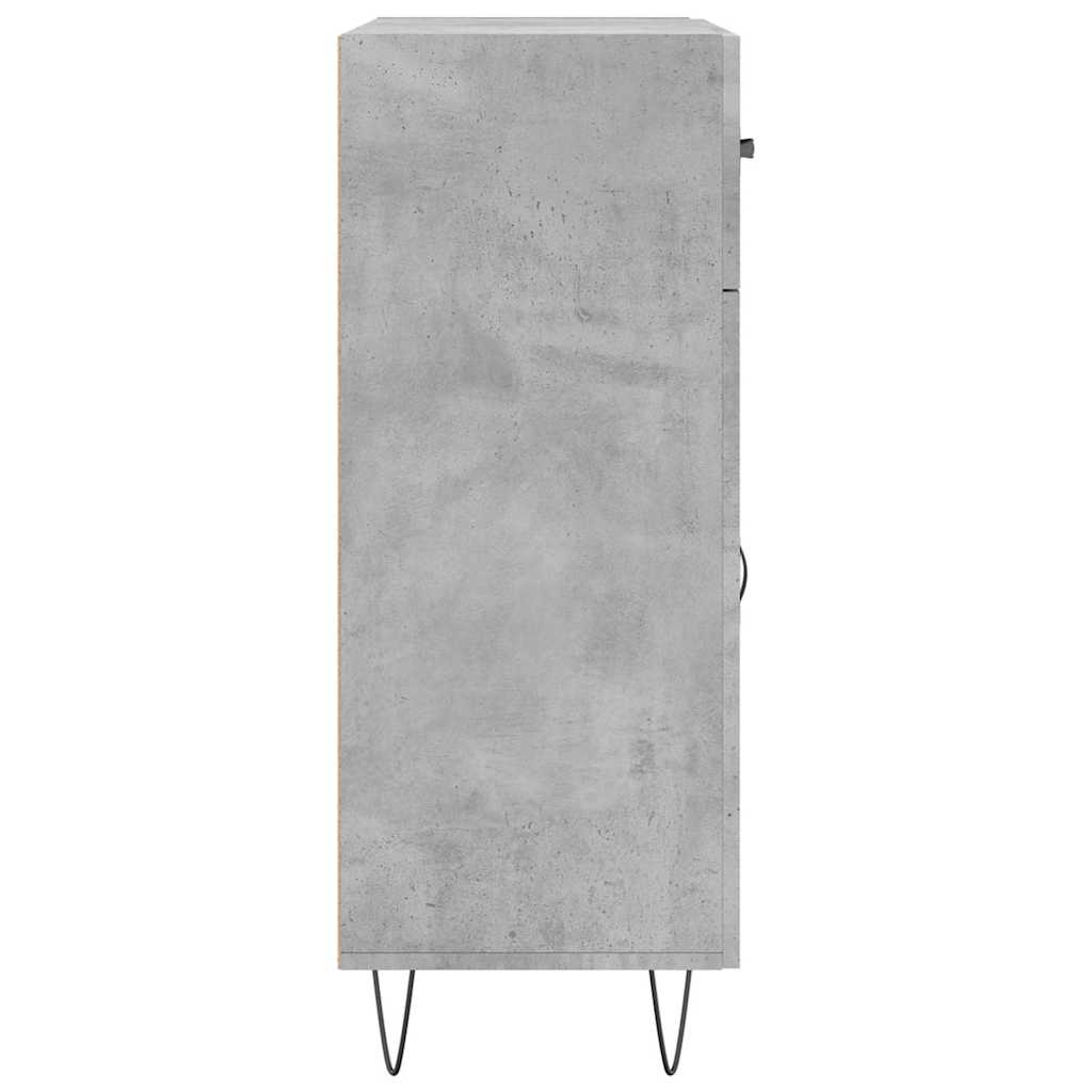 Sideboard Betongrau 69,5x34x90 cm Holzwerkstoff