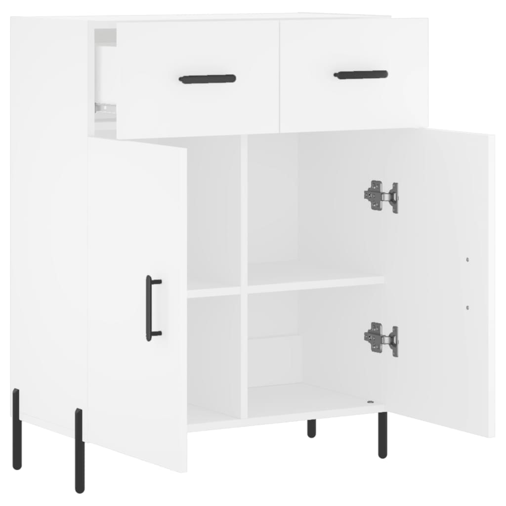 Sideboard Weiß 69,5x34x90 cm Holzwerkstoff