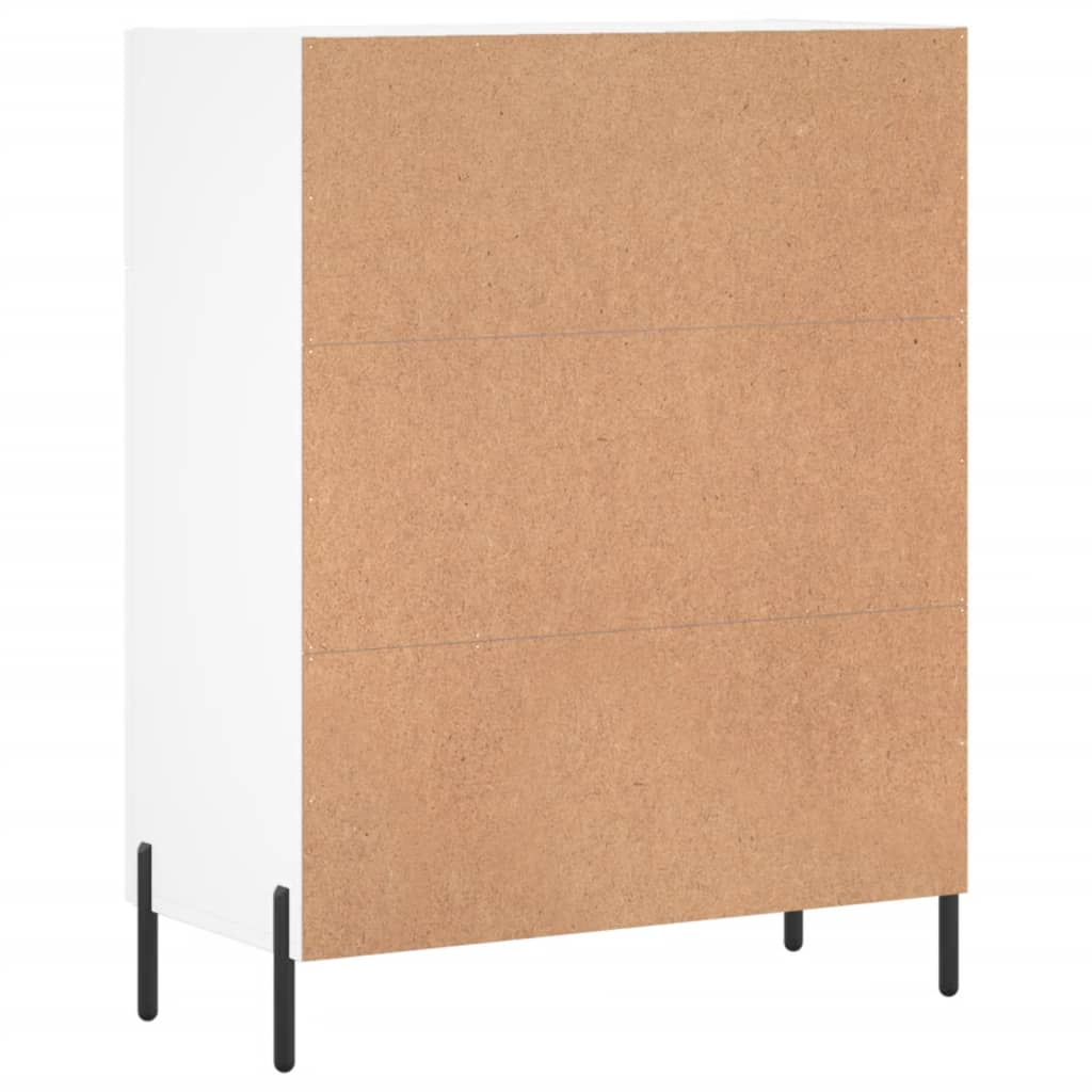 Sideboard Weiß 69,5x34x90 cm Holzwerkstoff