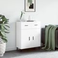 Sideboard Hochglanz-Weiß 69,5x34x90 cm Holzwerkstoff