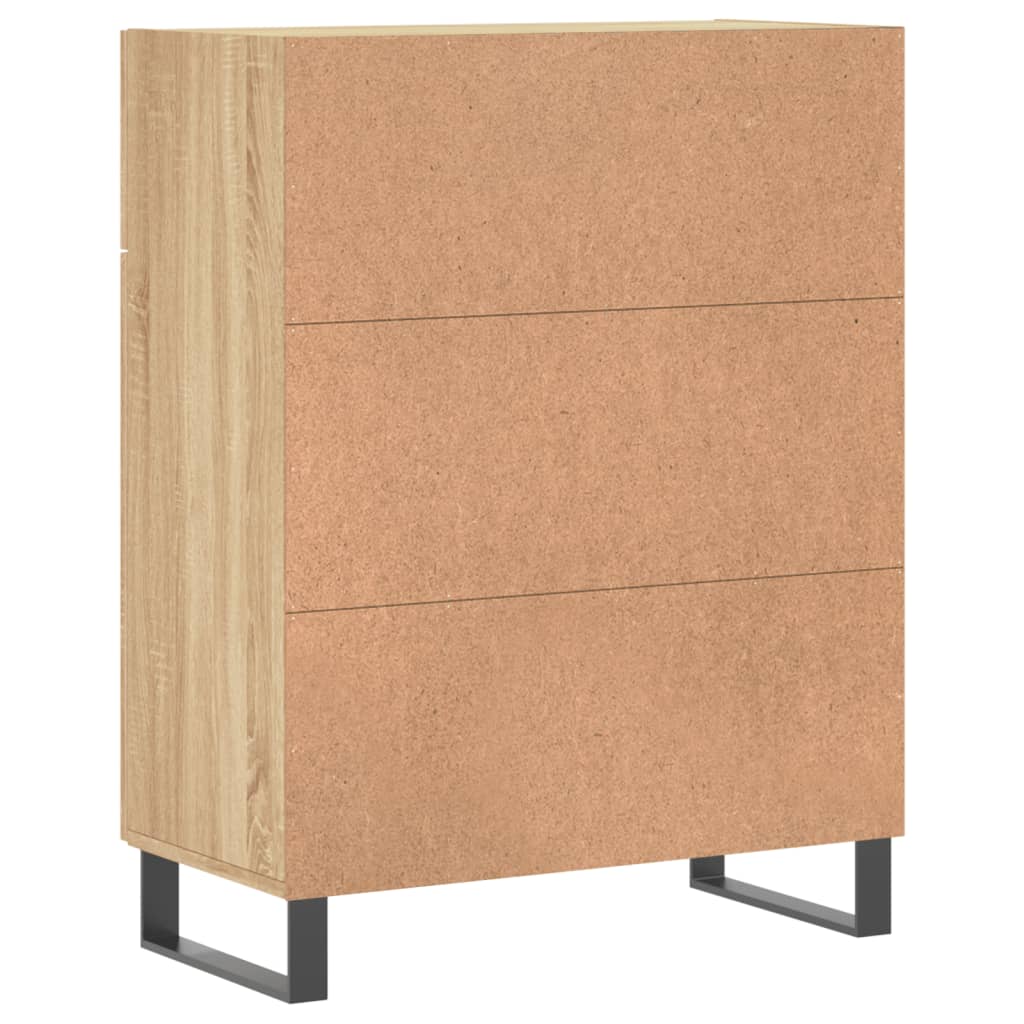 Sideboard Sonoma-Eiche 69,5x34x90 cm Holzwerkstoff