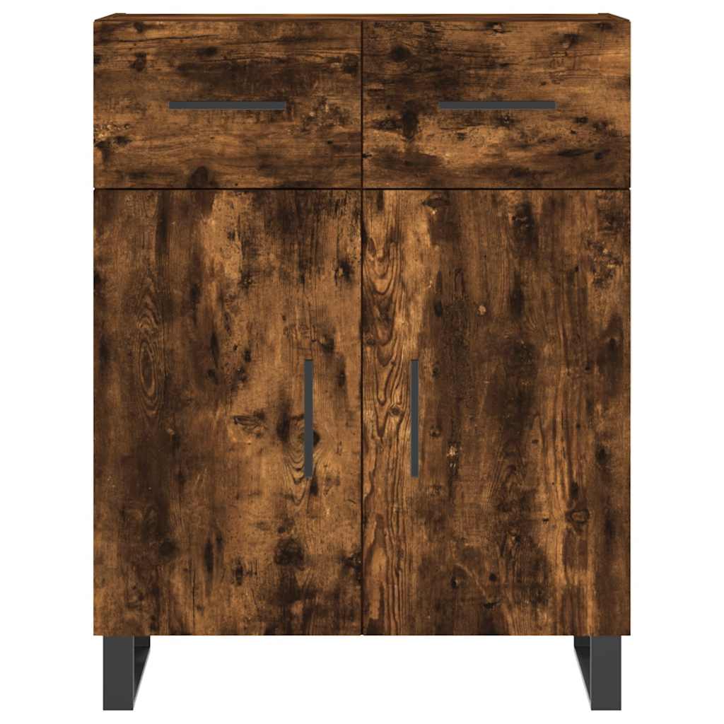 Sideboard Räuchereiche 69,5x34x90 cm Holzwerkstoff