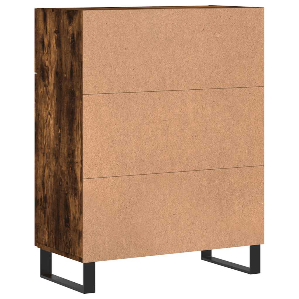 Sideboard Räuchereiche 69,5x34x90 cm Holzwerkstoff