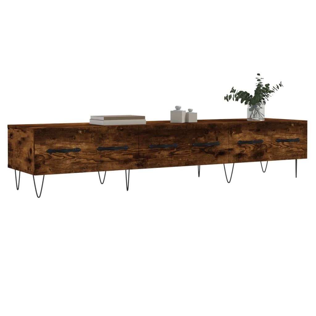 TV-Schrank Räuchereiche 150x36x30 cm Holzwerkstoff