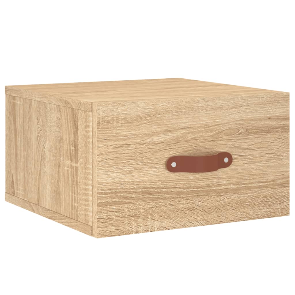 Wand-Nachttisch Sonoma-Eiche 35x35x20 cm