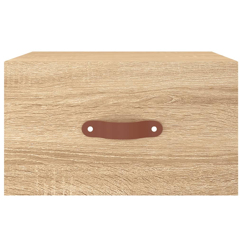 Wand-Nachttisch Sonoma-Eiche 35x35x20 cm