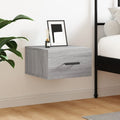 Wand-Nachttisch Grau Sonoma 35x35x20 cm