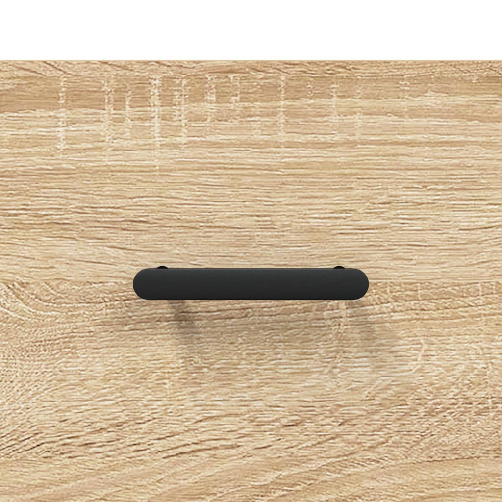 Wand-Nachttische 2 Stk. Sonoma-Eiche 35x35x20 cm