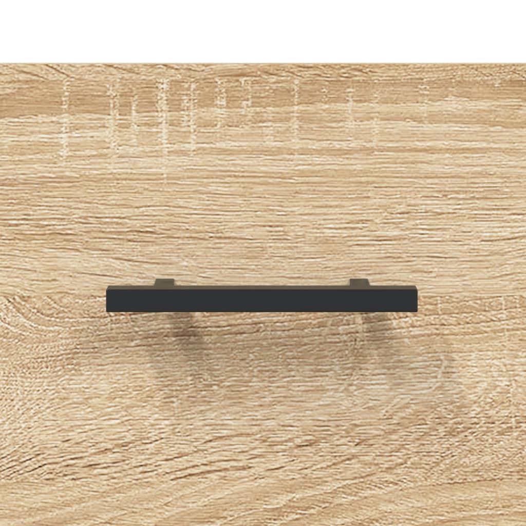 Wand-Nachttische 2 Stk. Sonoma-Eiche 35x35x20 cm