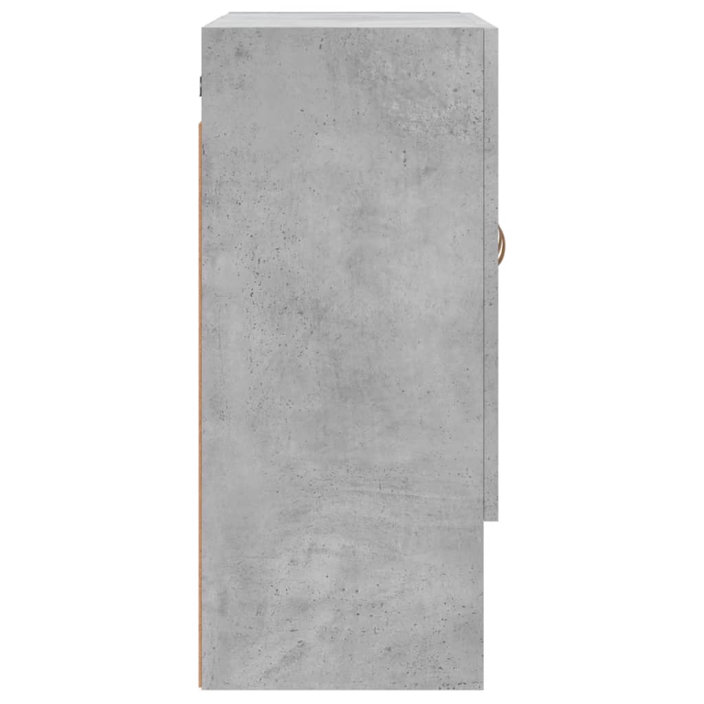 Wandschrank Betongrau 60x31x70 cm Holzwerkstoff