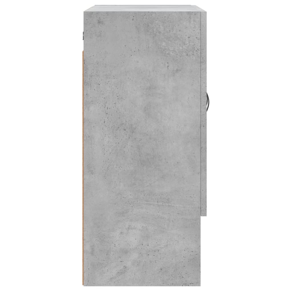 Wandschrank Betongrau 60x31x70 cm Holzwerkstoff