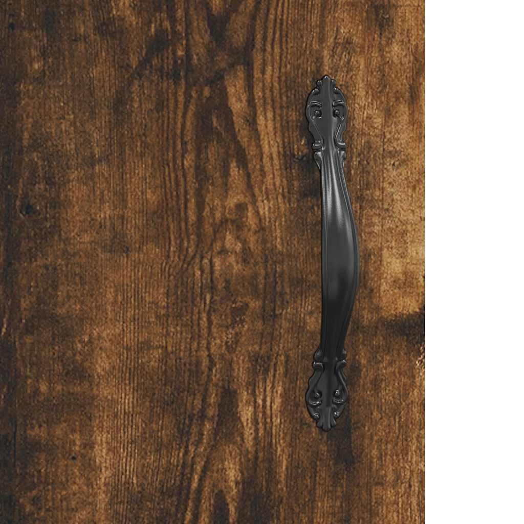 Wandschrank Räuchereiche 60x31x70 cm Holzwerkstoff