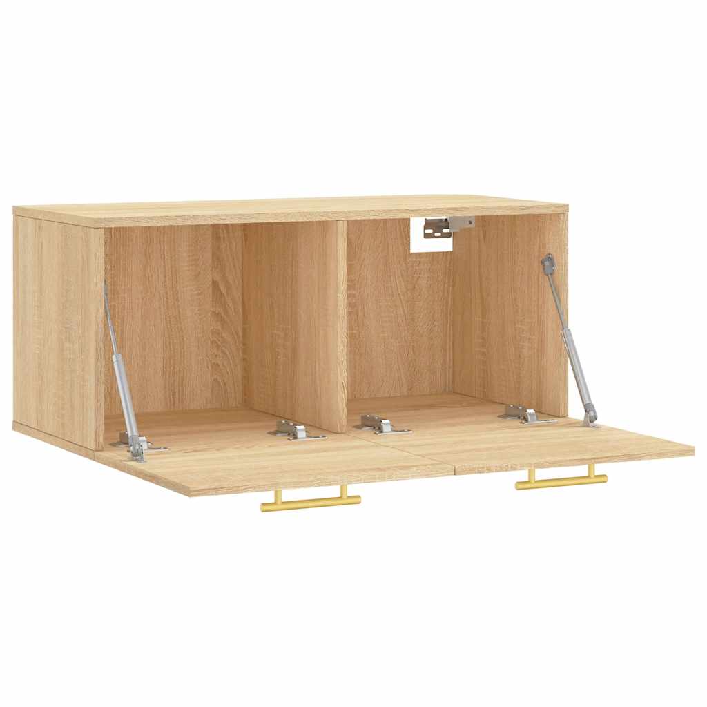 Wandschrank Sonoma-Eiche 80x36,5x35 cm Holzwerkstoff