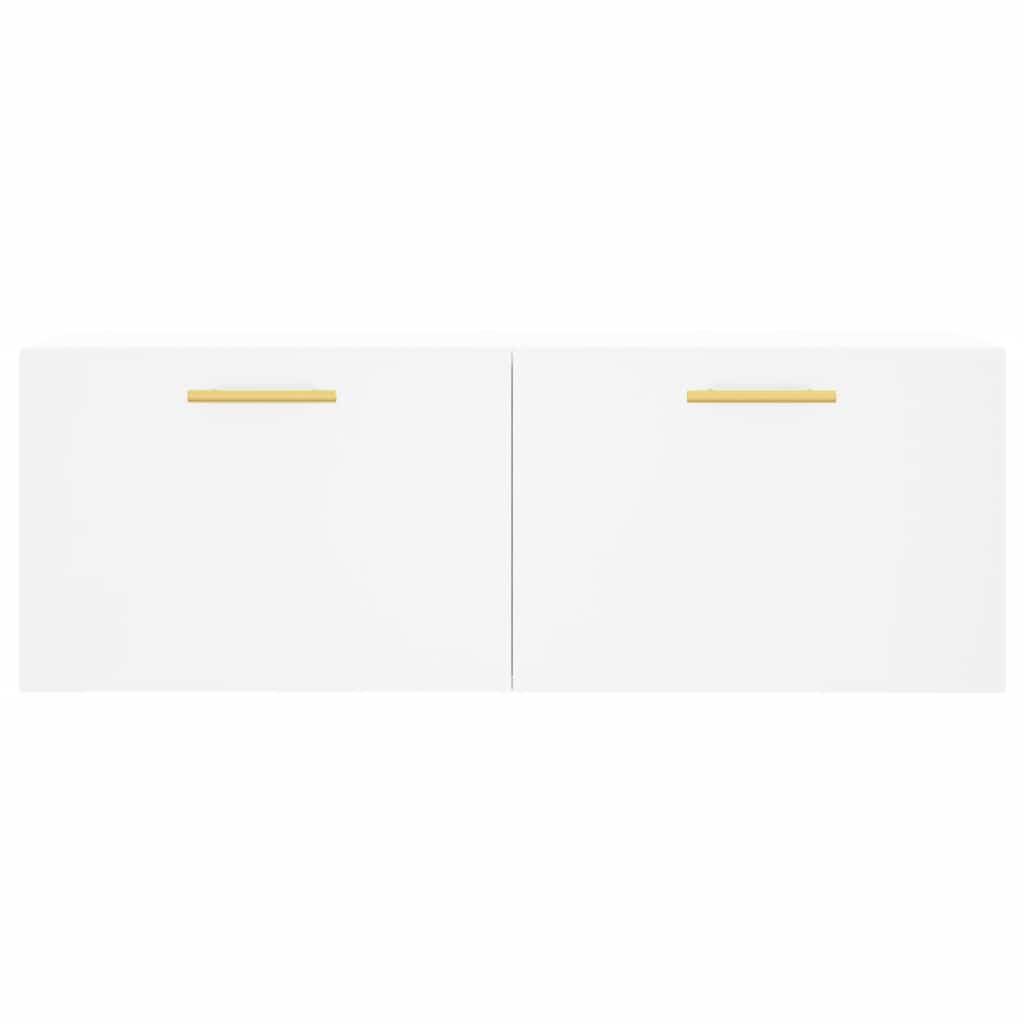Wandschrank Weiß 100x36,5x35 cm Holzwerkstoff