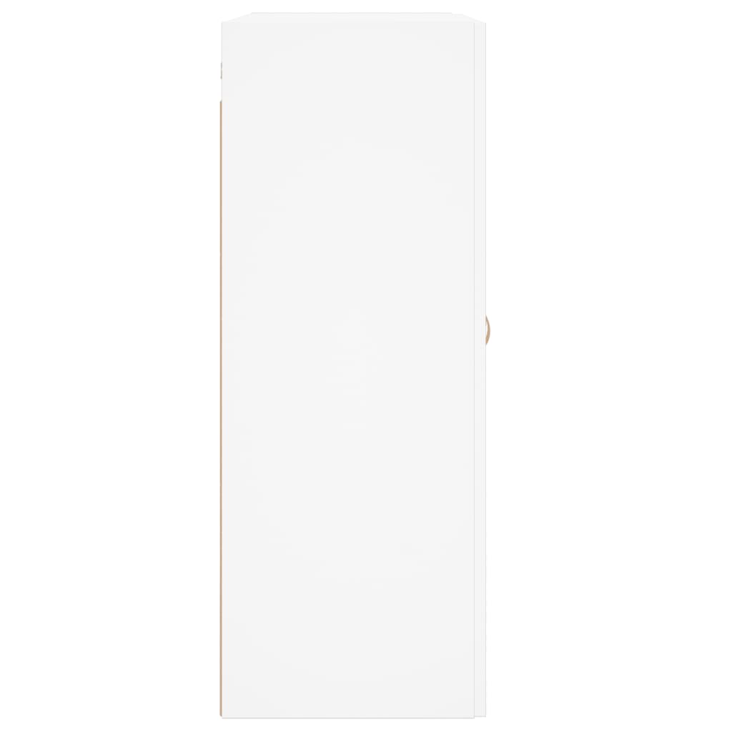Wandschrank Weiß 69,5x34x90 cm Holzwerkstoff