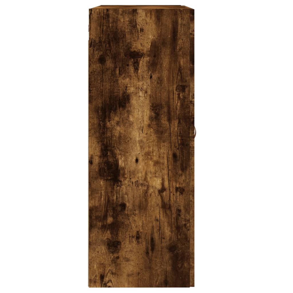 Wandschrank Räuchereiche 69,5x34x90 cm Holzwerkstoff