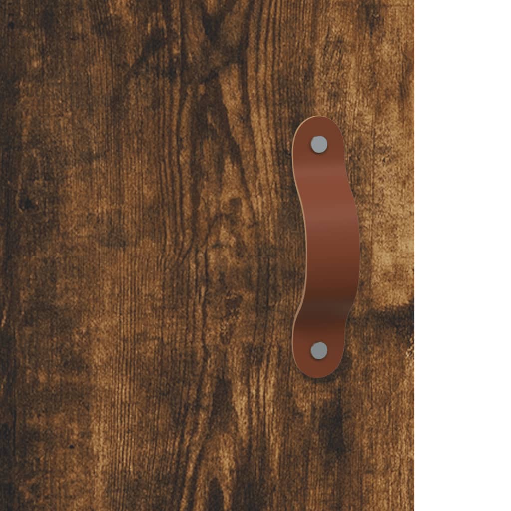 Wandschrank Räuchereiche 69,5x34x90 cm Holzwerkstoff