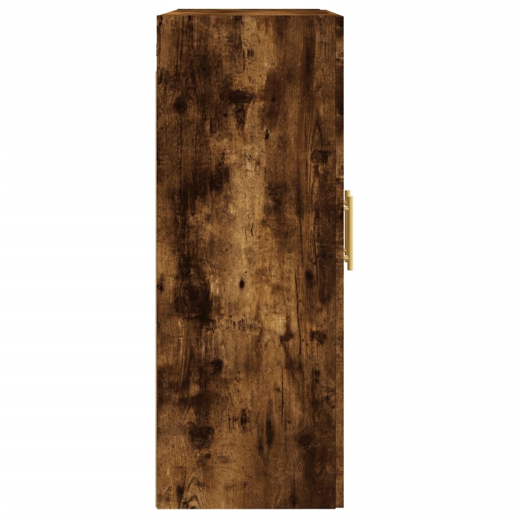 Wandschrank Räuchereiche 69,5x34x90 cm Holzwerkstoff