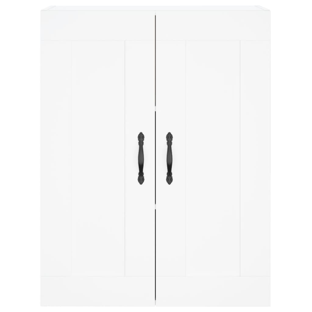 Wandschrank Weiß 69,5x34x90 cm Holzwerkstoff