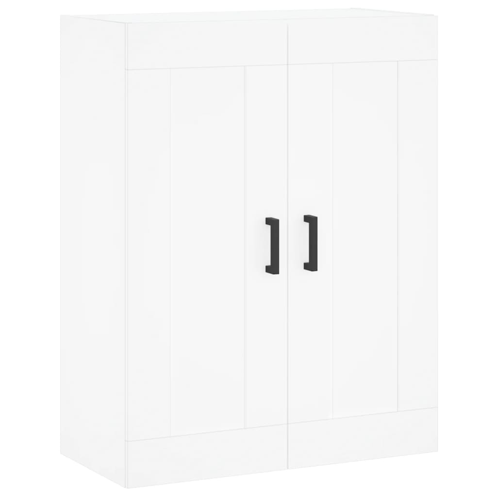 Wandschrank Weiß 69,5x34x90 cm Holzwerkstoff