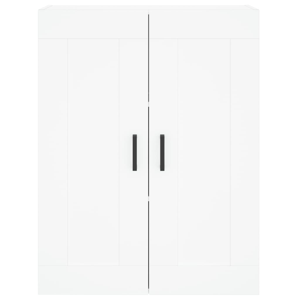 Wandschrank Weiß 69,5x34x90 cm Holzwerkstoff