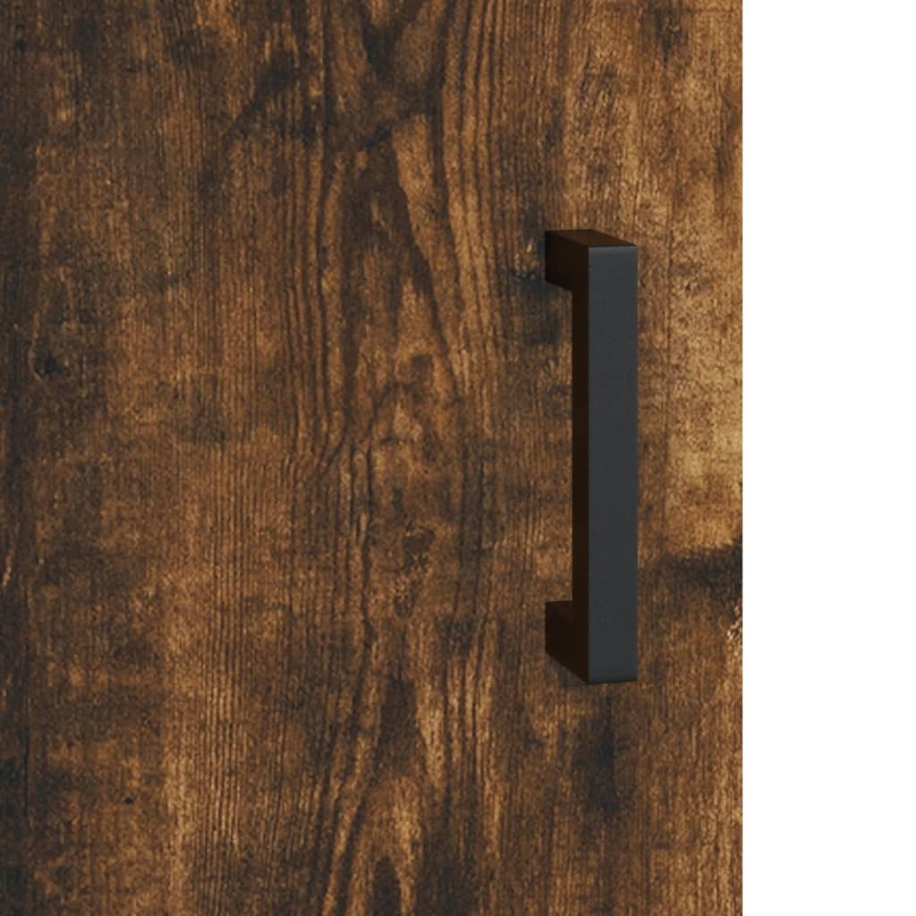 Wandschrank Räuchereiche 69,5x34x90 cm Holzwerkstoff