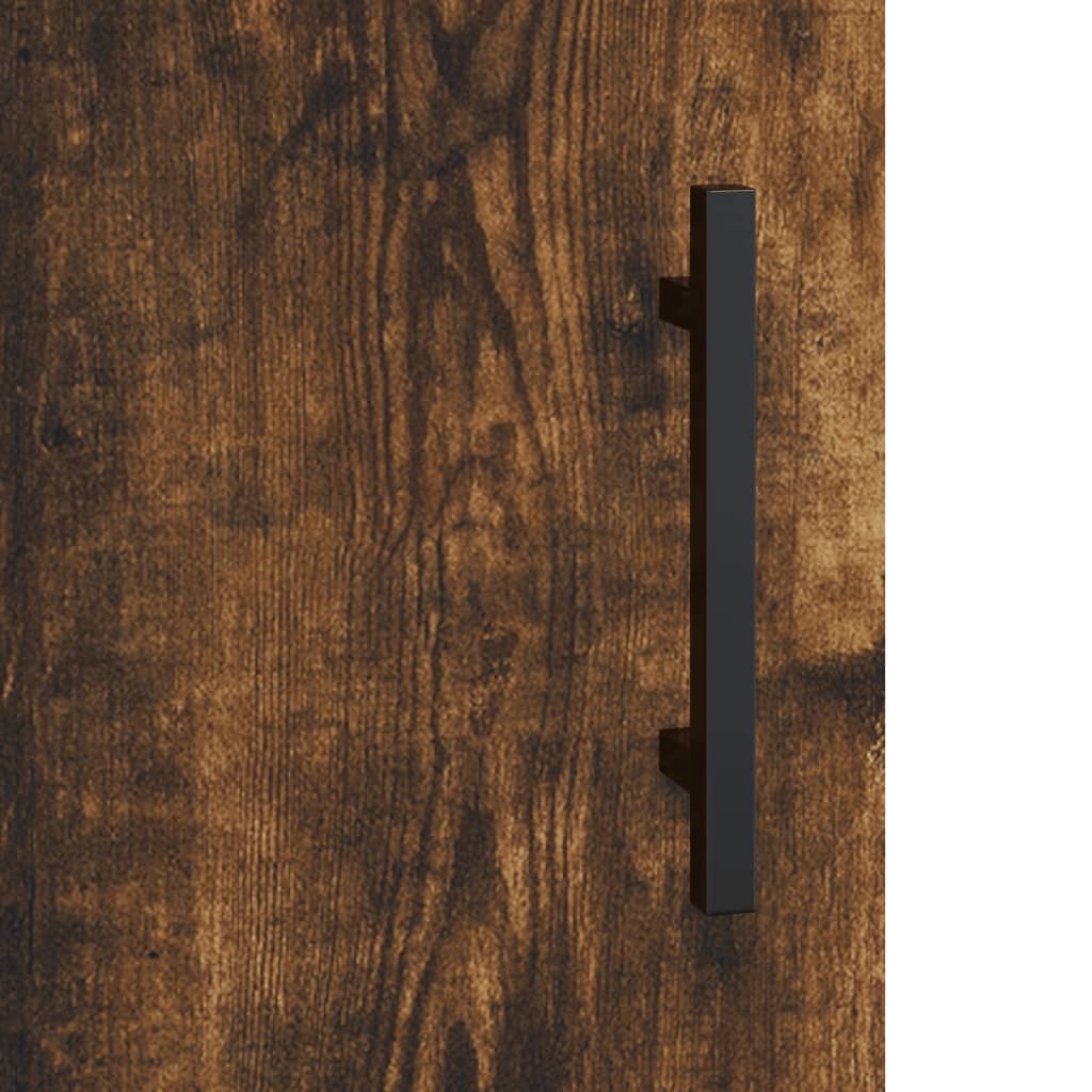 Wandschrank Räuchereiche 69,5x34x90 cm Holzwerkstoff