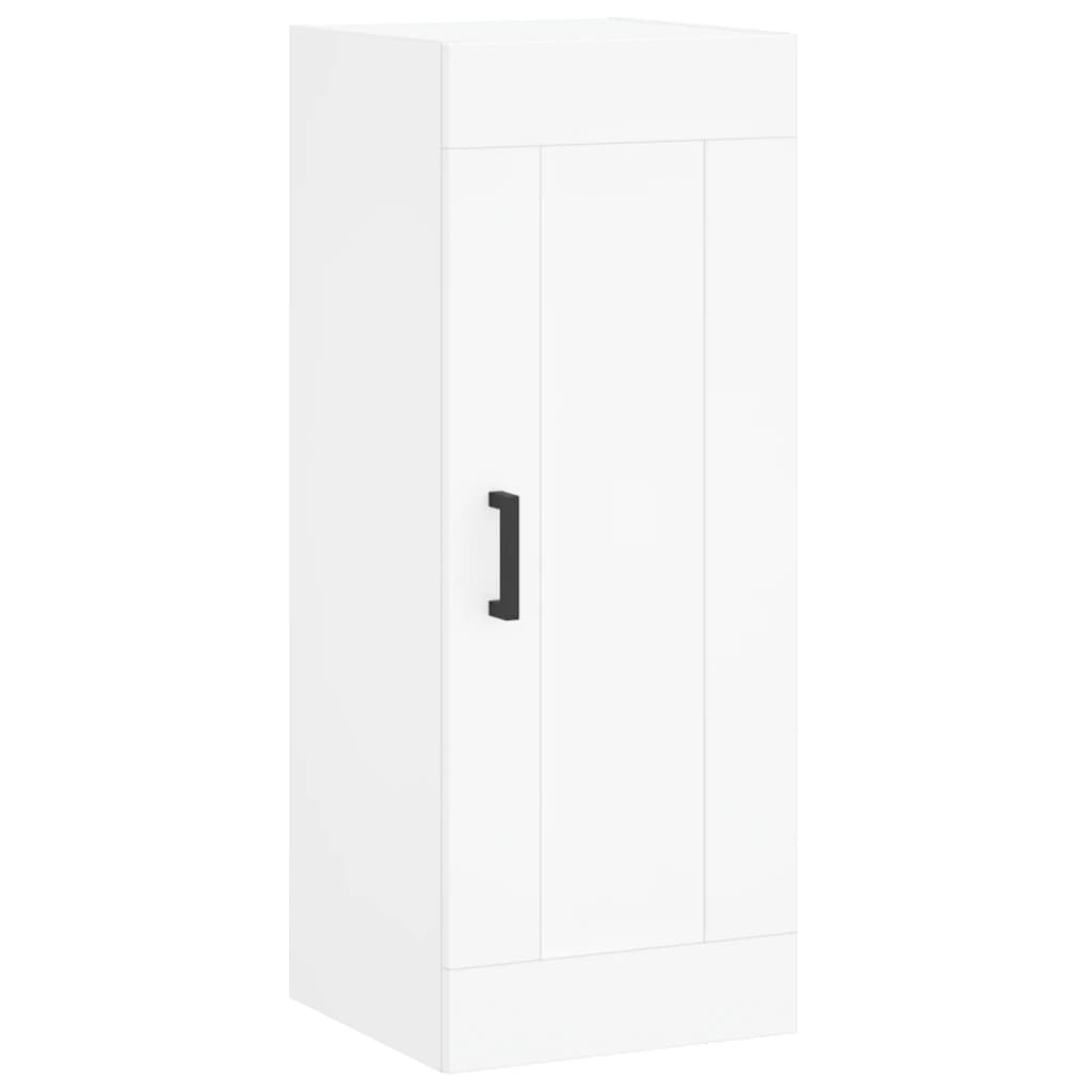 Wandschrank Weiß 34,5x34x90 cm Holzwerkstoff